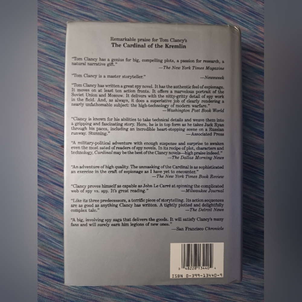 𝘛𝘰𝘮 𝘊𝘭𝘢𝘯𝘤𝘺 𝘚𝘪𝘨𝘯𝘦𝘥 1𝘴𝘵 𝘌𝘥𝘪𝘵𝘪𝘰𝘯 𝘉𝘰𝘰𝘬 - Picture 3 of 13